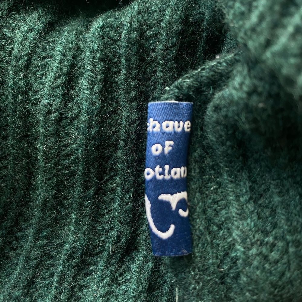 Harry Potter Medium Slytherin Wool Sweater Lambswool Quidditch - Picture 6 of 10